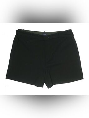 NWT Crew Size 14 Shorts with Belt, Classic Black, Side & Back Pockets